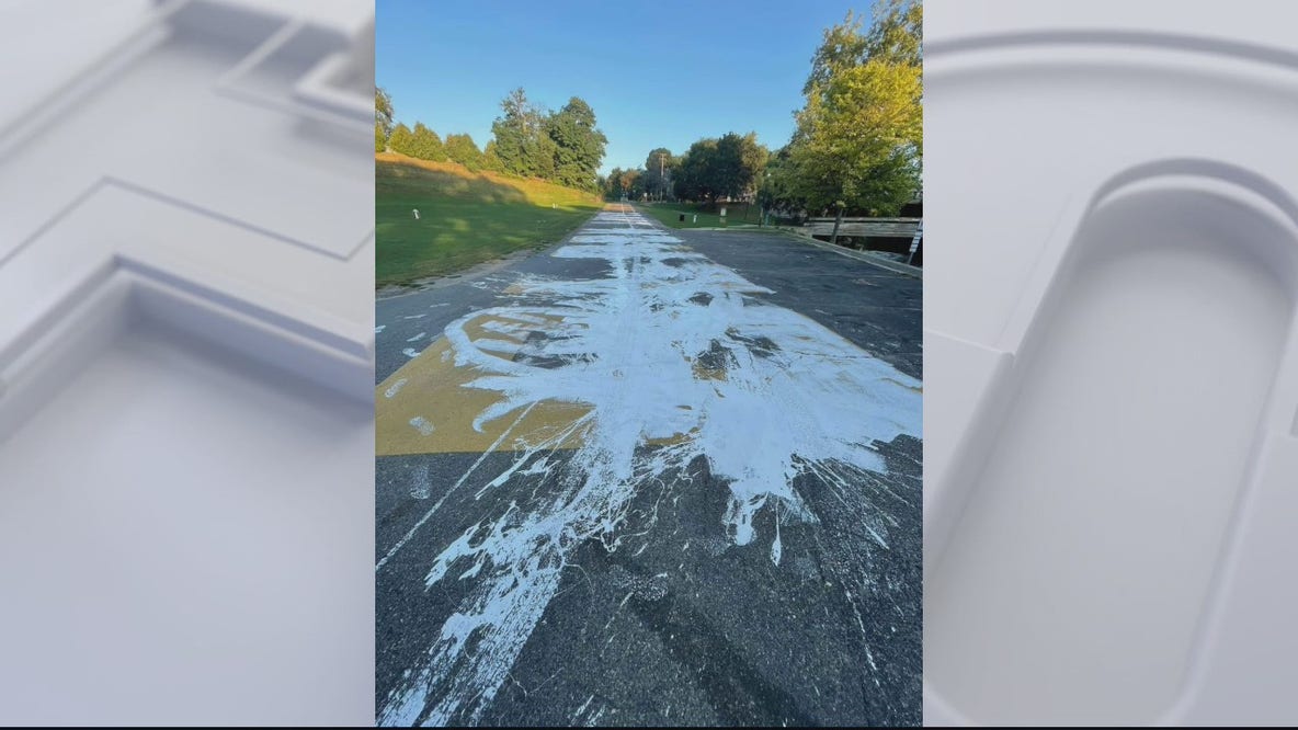 Black Lives Matter mural in Ypsilanti defaced